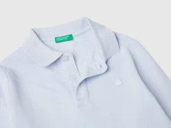 100% organic cotton long sleeve polo