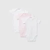 Organic cotton solid color bodysuit set
