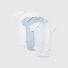 Organic cotton solid color bodysuit set