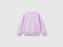 100% organic cotton sweatshirt with logo