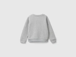 100% organic cotton sweatshirt with logo