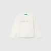 Organic cotton t-shirt with glittery print