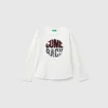 Organic cotton t-shirt with sequins