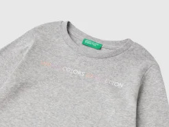 Organic cotton t-shirt with glittery print