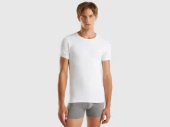 Organic stretch cotton t-shirt
