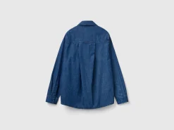 Oversized fit shirt in chambray