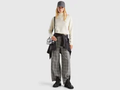 Oversized fit turtleneck in pure cashmere