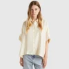 Oversized shirt in Modal® blend