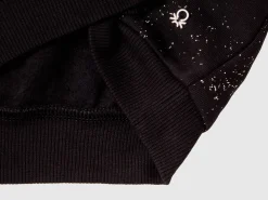 Oversized sweatshirt with glitter