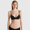 Padded bra in organic cotton