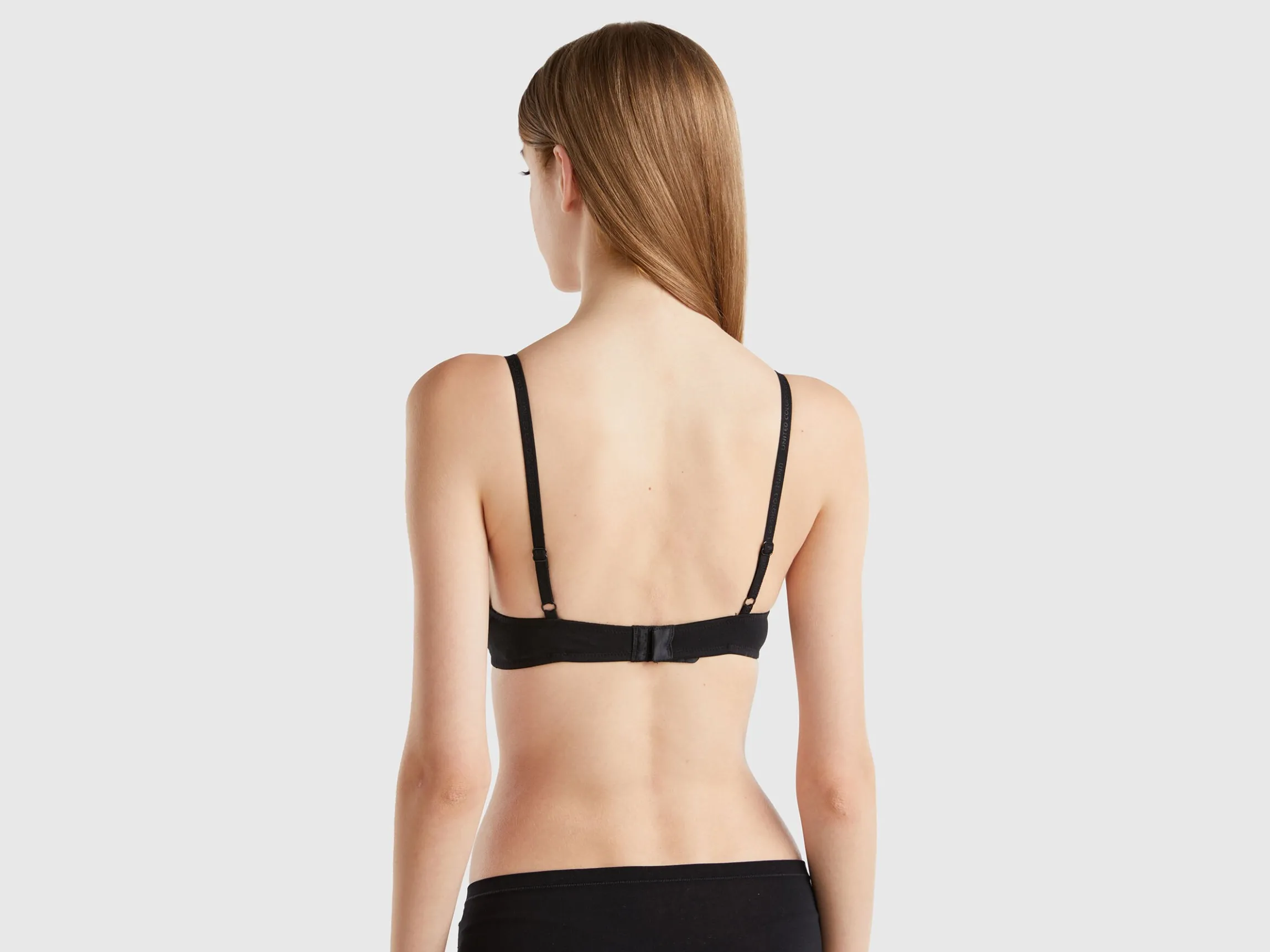 Padded bra in organic cotton