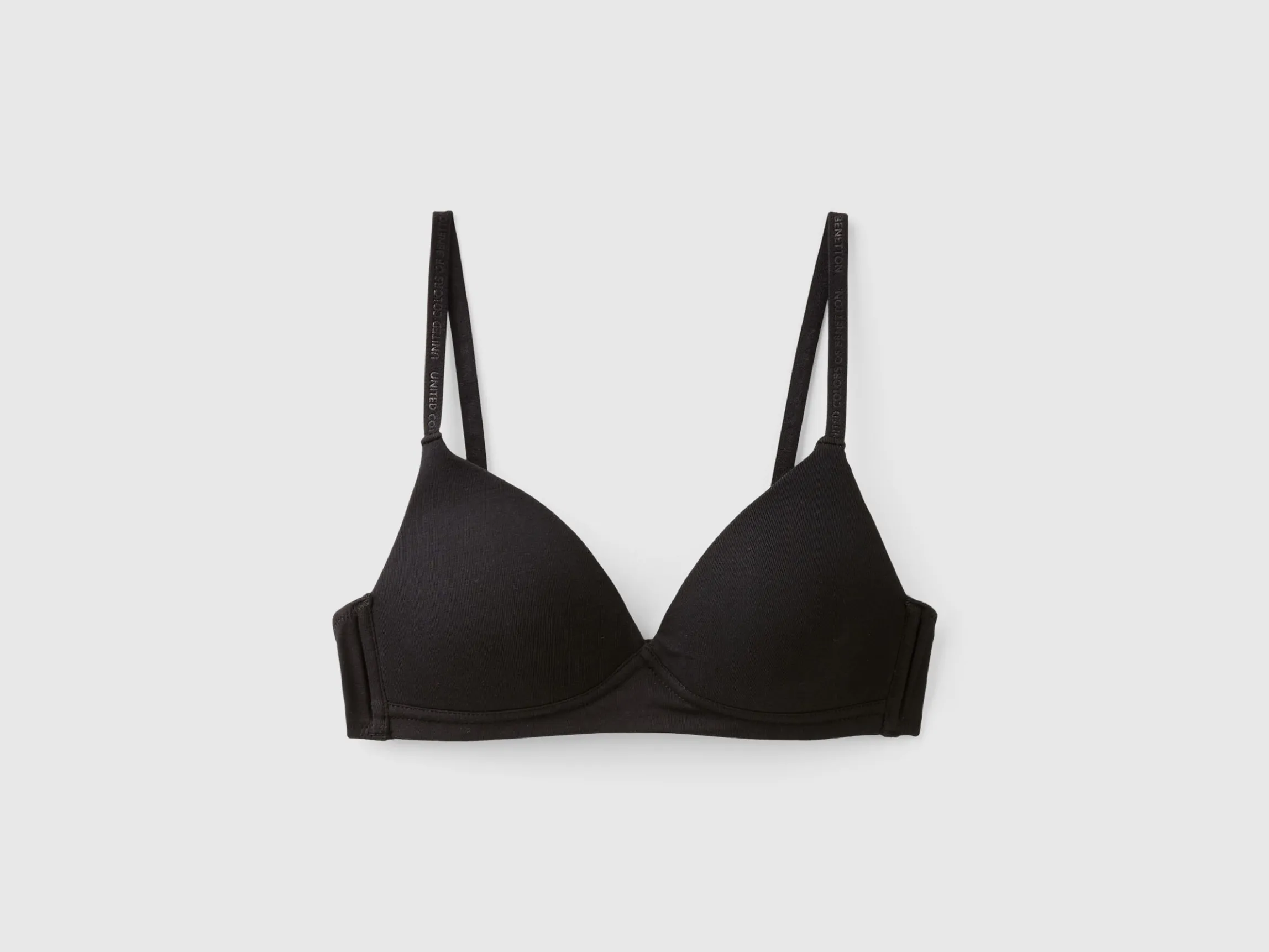 Padded bra in organic cotton