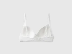 Padded bra in organic cotton