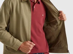 Padded jacket with collar
