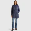 Padded jacket with recycled wadding