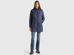 Padded jacket with recycled wadding