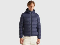 Padded jacket with recycled wadding