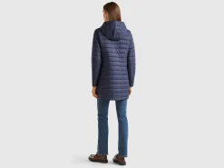 Padded jacket with recycled wadding
