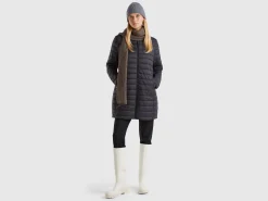 Padded jacket with recycled wadding