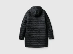 Padded jacket with recycled wadding