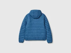 Padded jacket with recycled wadding