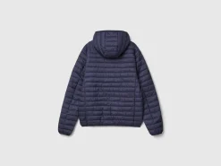 Padded jacket with recycled wadding