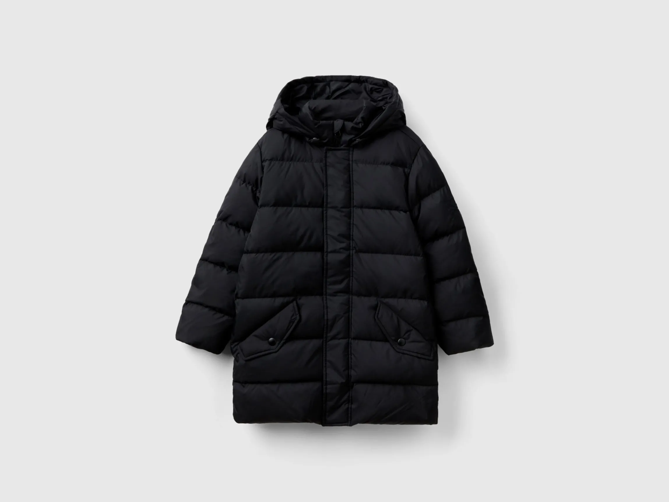Padded jacket with removable hood