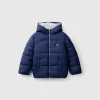 Padded jacket with teddy interior