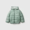Padded jacket with teddy interior