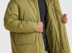 Padded parka in nylon