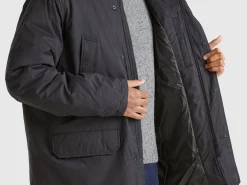 Padded parka in nylon