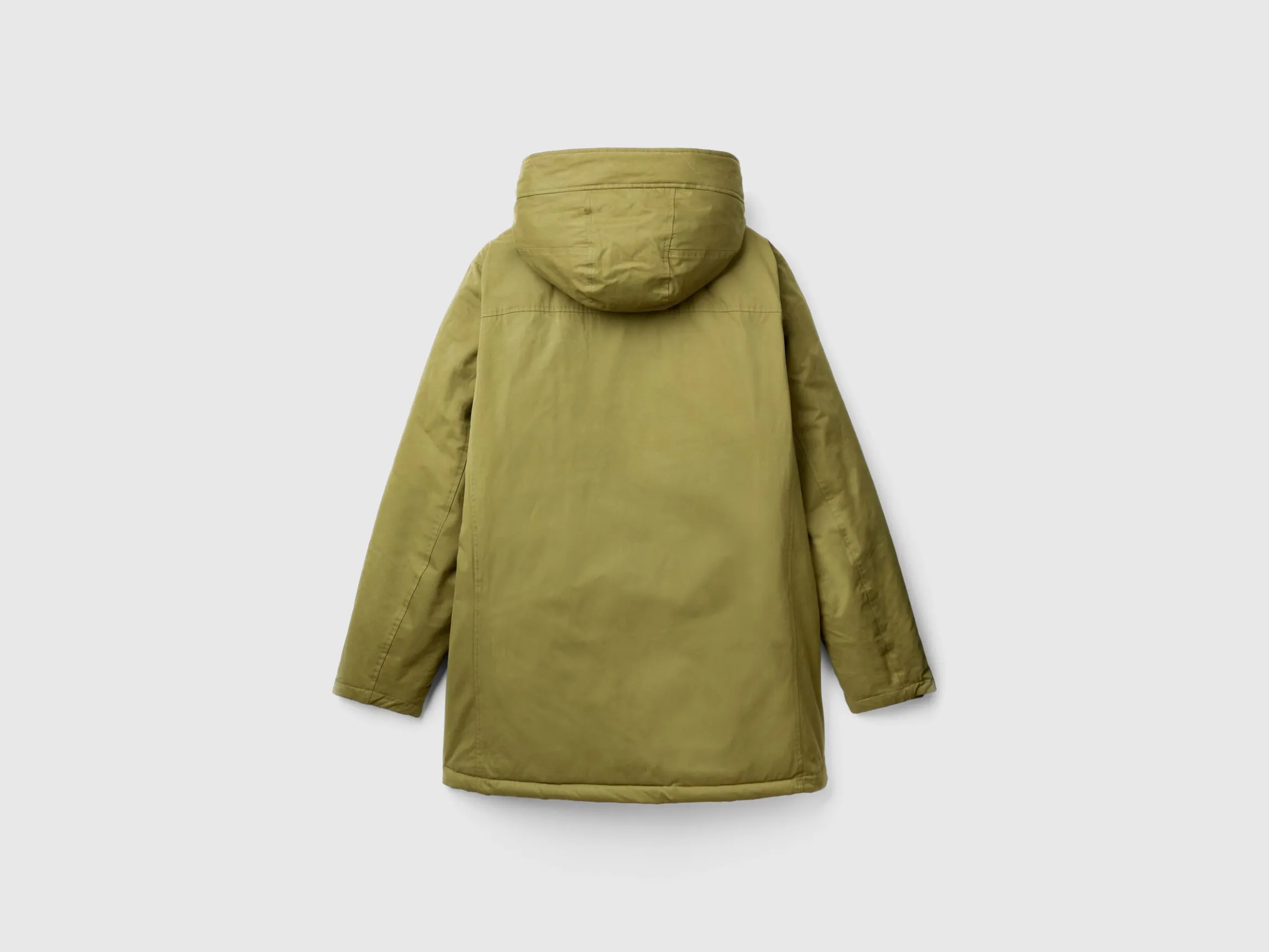 Padded parka in nylon
