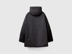 Padded parka in nylon