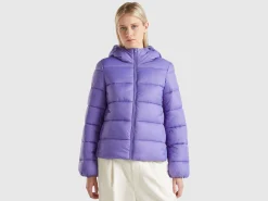Padded puffer jacket with recycled wadding