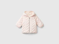 Padded puffer jacket with ear flaps