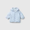 Padded puffer jacket with ear flaps