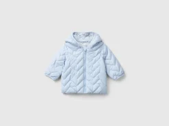Padded puffer jacket with ear flaps