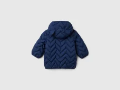 Padded puffer jacket with ear flaps