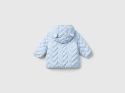 Padded puffer jacket with ear flaps