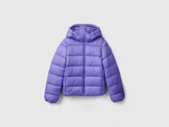 Padded puffer jacket with recycled wadding