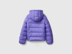 Padded puffer jacket with recycled wadding