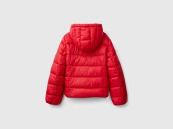 Padded puffer jacket with recycled wadding