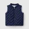 Padded vest in technical fabric
