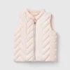 Padded vest in technical fabric