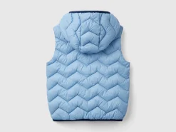 Padded vest with hood