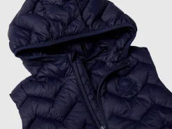 Padded vest with hood