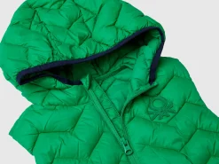 Padded vest with hood