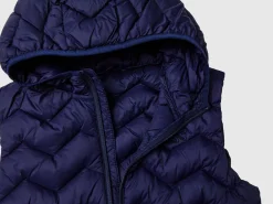 Padded vest with hood