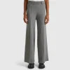 Palazzo trousers in viscose blend