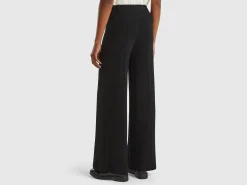 Palazzo trousers in viscose blend